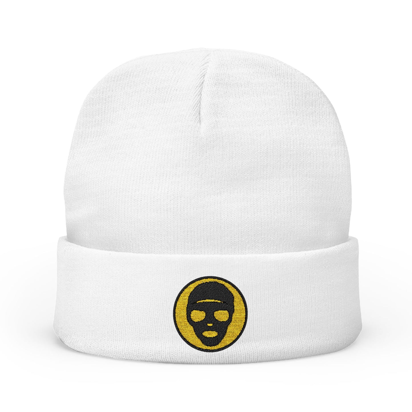 Creamville Embroidered Beanie (White)